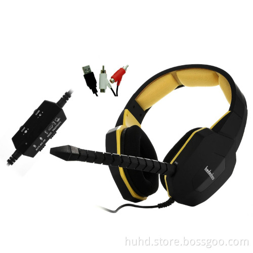 For PS4 PS3 Xbox 360 Xbox one gaming headset LED light headset headphone with removable microphone